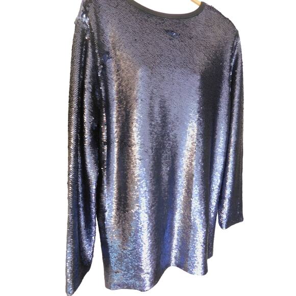 Faith Connexion X Disney Collab All Over Sequin Top Tunic Size Small New - Picture 11 of 13